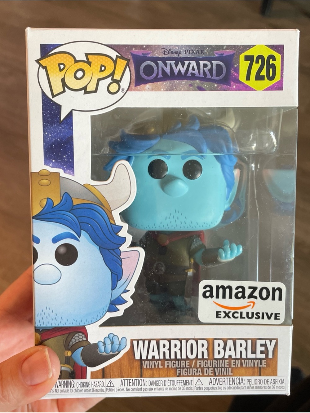 Funko Pop! Onward Disney Pixar Warrior Barley Amazon Exclusive NIB